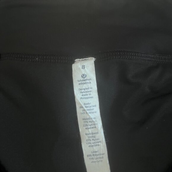 Lululemon Women's Blue Athletic Shorts Size 8 - Picture 3 of 3